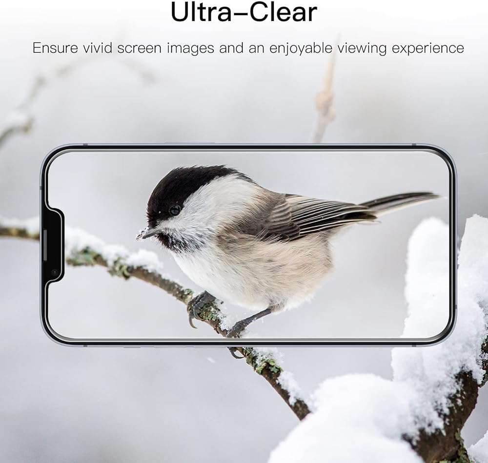 JETech Screen Protector for iPhone 17e (2026) / iPhone 16e / iPhone 14, Tempered Glass Film, 6.1-Inch Display, 3-Pack - Image 7