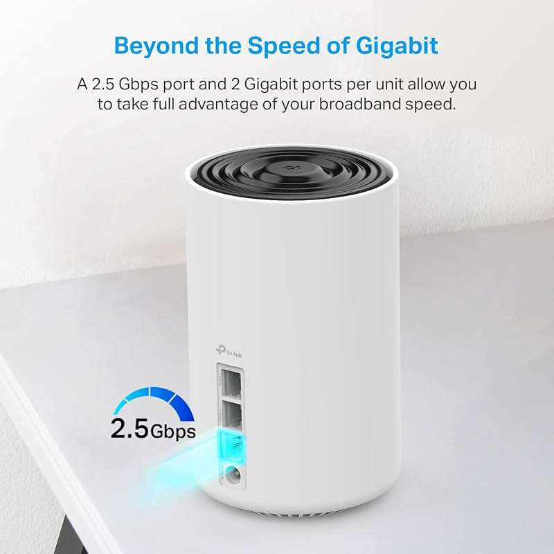 TP-Link Deco XE75 Pro AXE5400 Tri-Band WiFi 6E Mesh System - 2.5G WAN/LAN Port, Covers up to 5500 Sq.Ft, Replaces WiFi Router and Extender, AI-Driven Mesh, New 6GHz Band, 2-Pack - Image 5