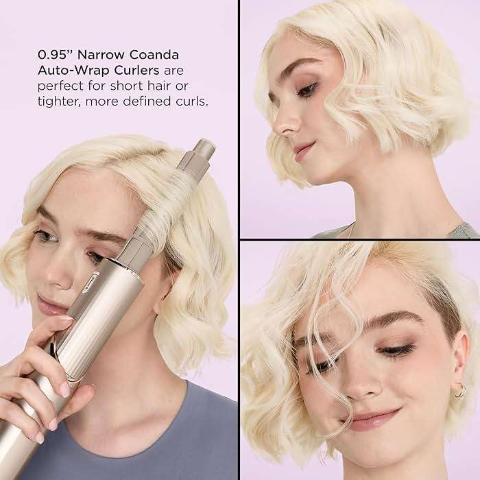 Shark FlexStyle | Air Multi-Styler & Drying System | Hair Dryer Brush for Blowouts with Coanda Auto- Wrap Curlers, Oval & Paddle Brush & Concentrator Attachment | Stone | HD430 - Image 11