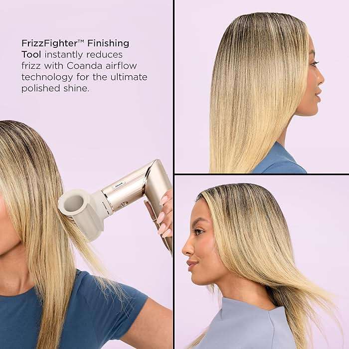 Shark FlexStyle | Air Multi-Styler & Drying System | Hair Dryer Brush for Blowouts with Coanda Auto- Wrap Curlers, Oval & Paddle Brush & Concentrator Attachment | Stone | HD430 - Image 15