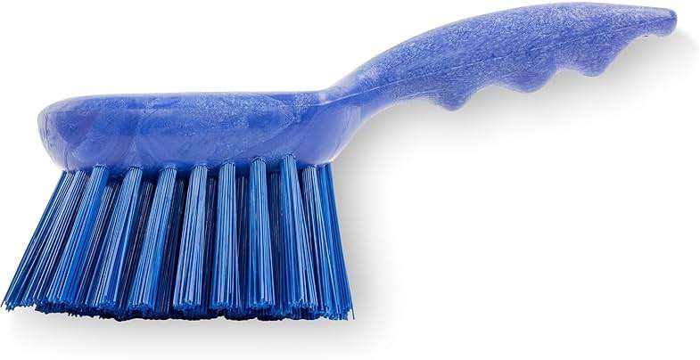 SPARTA 40541EC14 Plastic Scrub Brush, Utility Brush, Kitchen Brush With Hanging Hole For Cleaning, 8 Inches, Blue - (Pack of 1) - Image 2