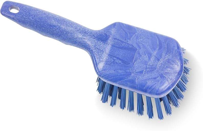 SPARTA 40541EC14 Plastic Scrub Brush, Utility Brush, Kitchen Brush With Hanging Hole For Cleaning, 8 Inches, Blue - (Pack of 1) - Image 3