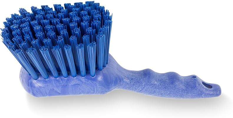 SPARTA 40541EC14 Plastic Scrub Brush, Utility Brush, Kitchen Brush With Hanging Hole For Cleaning, 8 Inches, Blue - (Pack of 1) - Image 4