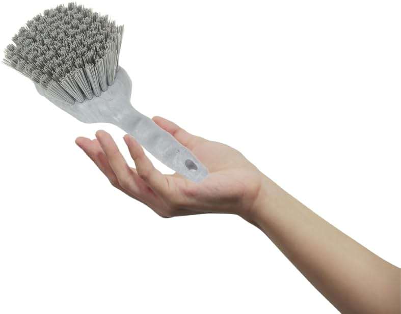 SPARTA 40541EC14 Plastic Scrub Brush, Utility Brush, Kitchen Brush With Hanging Hole For Cleaning, 8 Inches, Blue - (Pack of 1) - Image 6