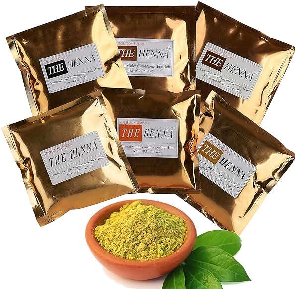 The Henna Natural Herbal Hair Dye 3.5 oz 100g Make Your Hair Thick And Healthy (Black) - Image 1