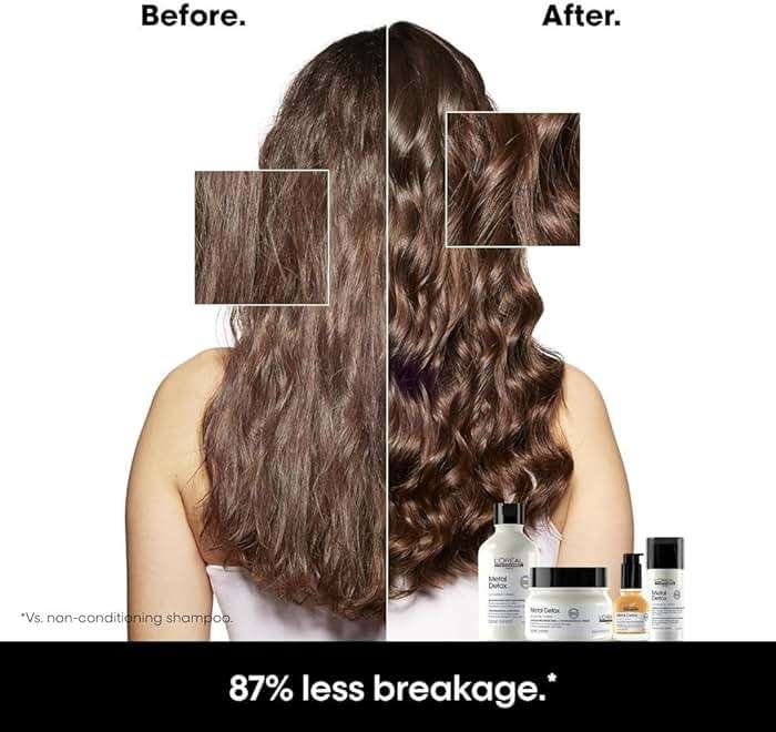L'Oreal Professionnel Metal Detox Leave-In Oil - Detoxifies, Prevents Damage and Prolongs Hair Color With Shine - Image 2