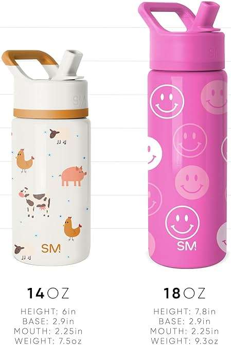 Simple Modern Star Wars Kids Water Bottle with Straw Lid | 18oz Insulated Stainless Steel Kids Tumbler & Spill Proof Toddler Cup for School, Girls, Boys | Summit | Vehicle Schematics - Image 5
