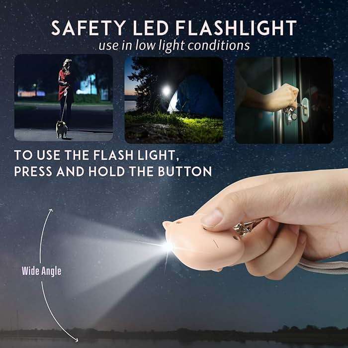 Personal Safety Alarm, VIGOROAD 2 Pack Loud 130dB Siren Emergency Panic Alarm with LED Light, Easy Pull Pin Keychain Self-Defense Security Alarm for Women, Seniors, Kids - Image 4