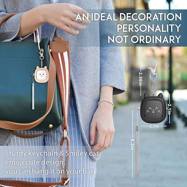 Personal Safety Alarm, VIGOROAD 2 Pack Loud 130dB Siren Emergency Panic Alarm with LED Light, Easy Pull Pin Keychain Self-Defense Security Alarm for Women, Seniors, Kids - Image 7