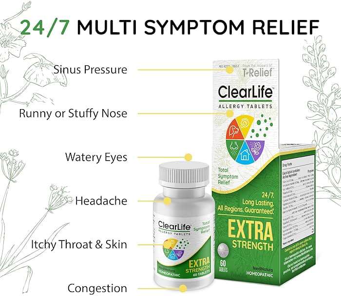 MediNatura ClearLife Outdoor & Indoor Allergy Support - Extra Strength - Long-Lasting - Daily-Use - Non-Drowsy - Travel-Friendly - 60 Count - Image 3