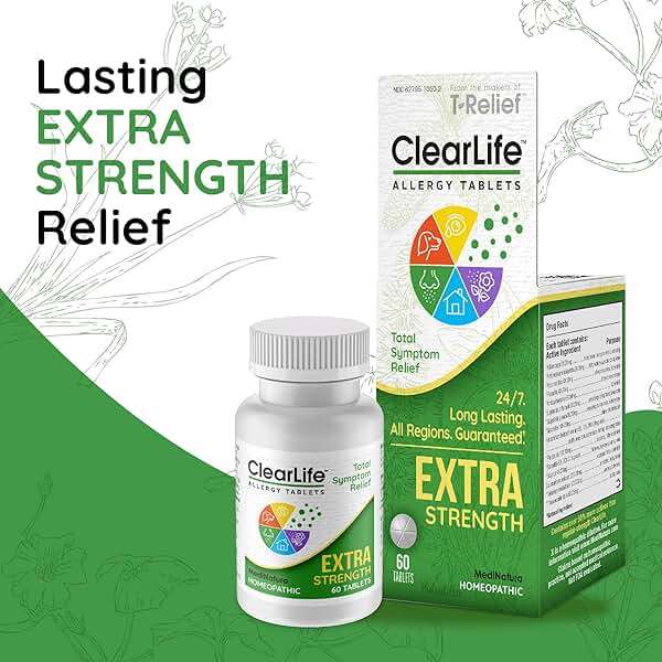 MediNatura ClearLife Outdoor & Indoor Allergy Support - Extra Strength - Long-Lasting - Daily-Use - Non-Drowsy - Travel-Friendly - 60 Count - Image 8