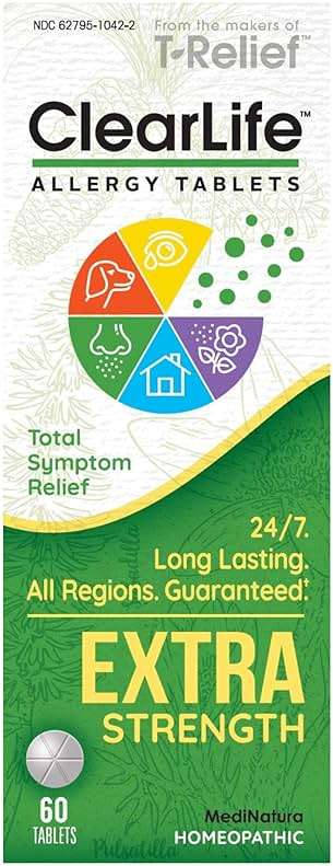 MediNatura ClearLife Outdoor & Indoor Allergy Support - Extra Strength - Long-Lasting - Daily-Use - Non-Drowsy - Travel-Friendly - 60 Count - Image 9