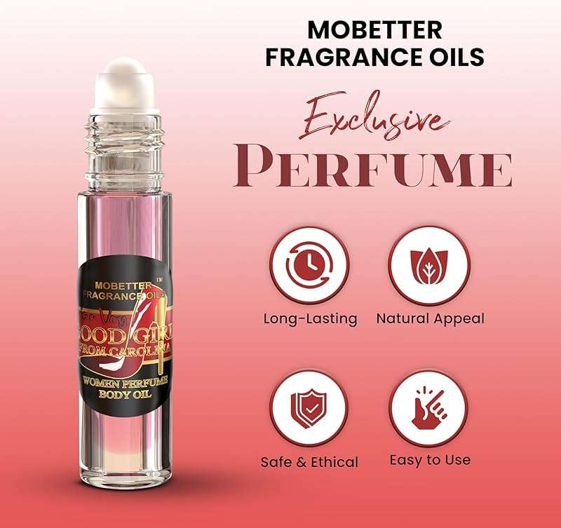 MOBETTER FRAGRANCE OILS She's a Very Good Girl from Carolina Women Perfume Body Oil (0.33 Fluid oz, She's a Very Good Girl from Carolina) - Image 3