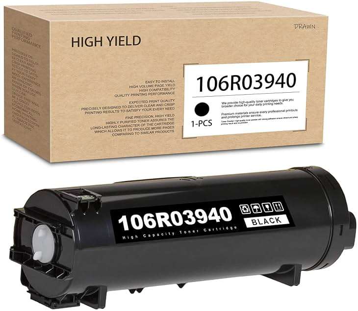 VersaLink B600/B610 Black Toner-Cartridge (11,000 Pages) - 106R03940: DRWN 1 Pack 106R03940 Toner Replacement for VersaLink B600 B610 B605 B615 Printer - Image 1