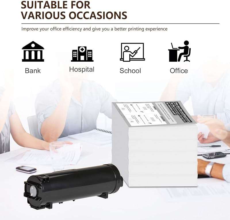 VersaLink B600/B610 Black Toner-Cartridge (11,000 Pages) - 106R03940: DRWN 1 Pack 106R03940 Toner Replacement for VersaLink B600 B610 B605 B615 Printer - Image 5
