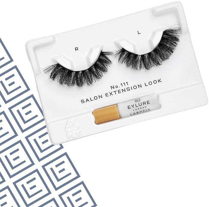 Eylure Salon Extension Look False Eyelashes, Volume No. 111, 1 Pair - Image 2