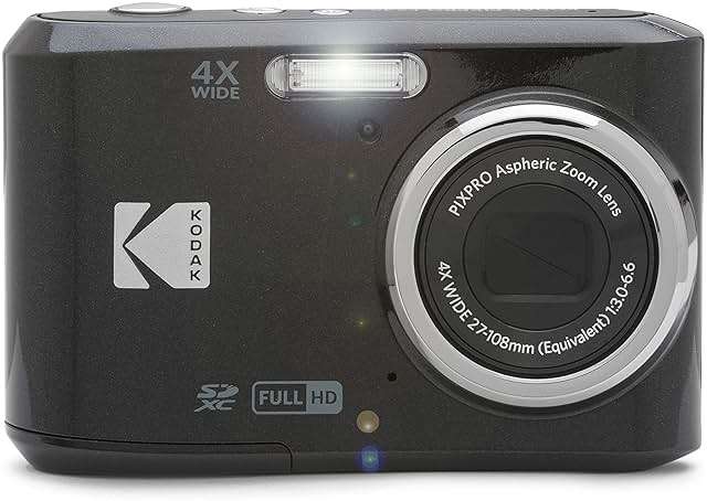 Kodak PIXPRO FZ45 Digital Camera, 16MP Point & Shoot with 4X Optical Zoom, 27mm Wide Angle, 2.7 Inch LCD, 1080p Video, Black - Image 6