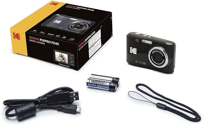Kodak PIXPRO FZ45 Digital Camera, 16MP Point & Shoot with 4X Optical Zoom, 27mm Wide Angle, 2.7 Inch LCD, 1080p Video, Black - Image 7
