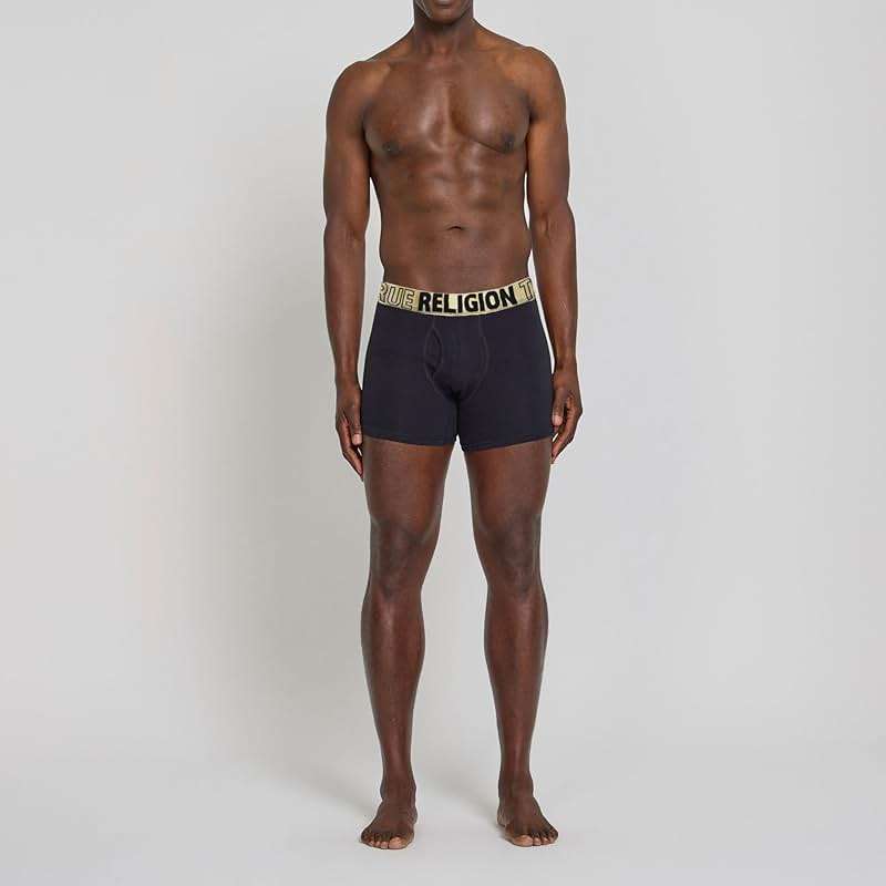 True Religion Mens Boxer Briefs Cotton Stretch Underwear for Men Pack of 6 - Image 5