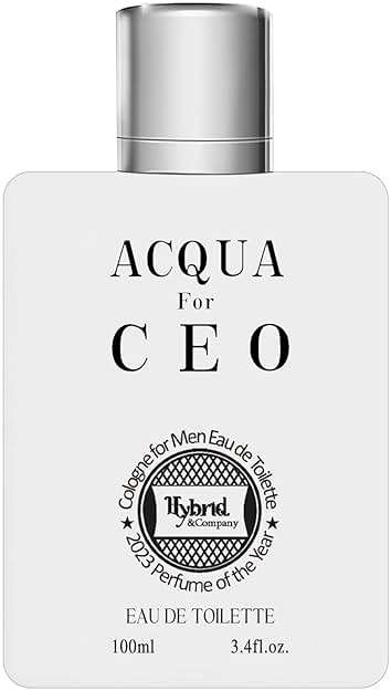 Hybrid & Company Acqua for Ceo Men’s Classic Scent Spray Eau De Perfume Toilette 100 ML - Image 3