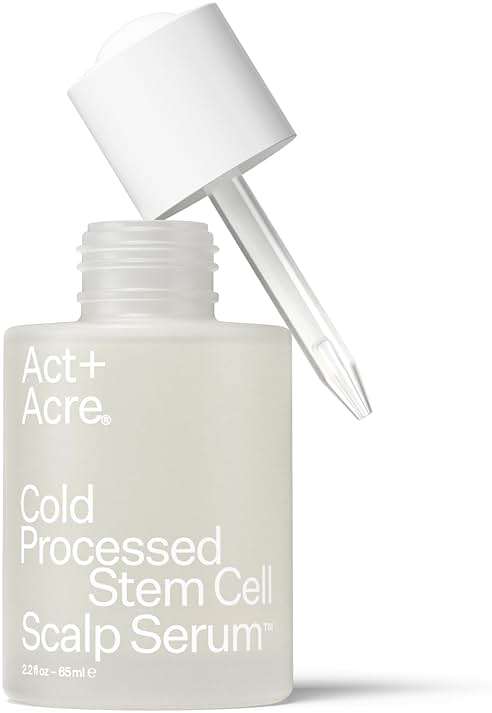 Act+ Acre Cold Processed Stem Cell Scalp Serum | For Thicker, Fuller Looking Hair | Apple Stem Cells, Bamboo Extract, Aloe Vera | Strengthen, Hydrate, Reduce Shedding | Vegan, Color Safe | 2.2 Fl Oz - Image 1