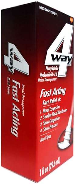 2 Set- 1 Fl Oz, 4-Way Fast Acting Nasal Spray - Image 2