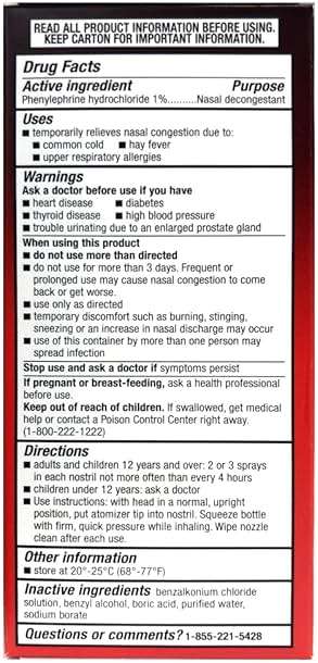 2 Set- 1 Fl Oz, 4-Way Fast Acting Nasal Spray - Image 4