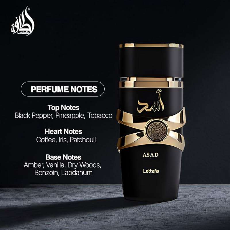 Lattafa Perfumes Asad for Unisex Eau de Parfum Spray, 3.4 Ounce - Image 4