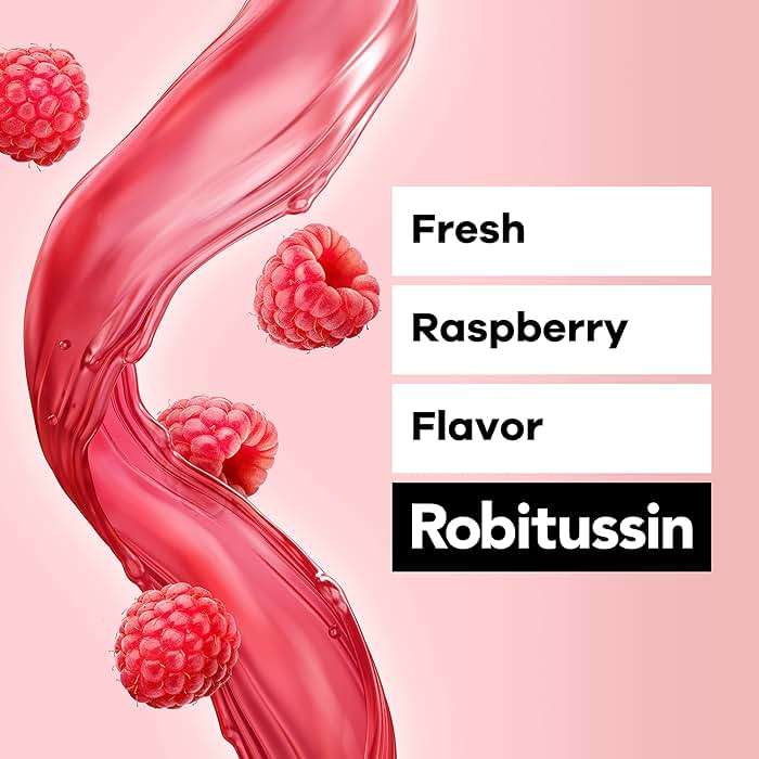 Robitussin Adult Maximum Strength Cough Plus Chest Congestion DM Max, Cough Suppressant and Expectorant, Raspberry Flavor, 8 Fl Oz x 2 - Image 5