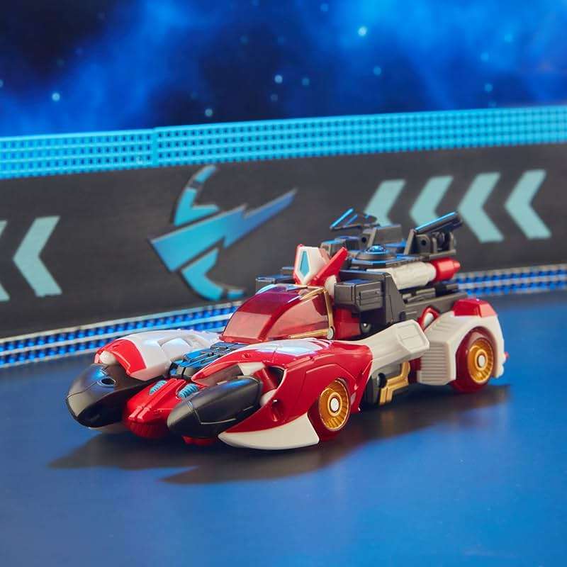 Transformers Generations Legacy Voyager Class Velocitron Speedia 500 Figure Collection: Cybertron Universe Override 18 - Image 8