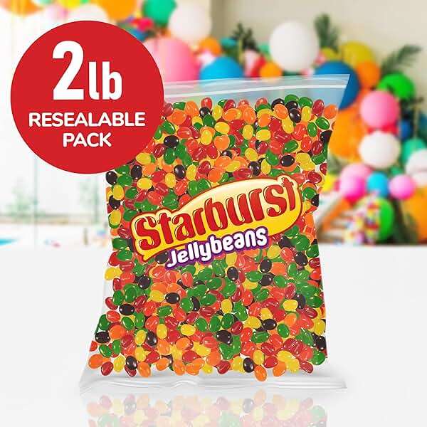 Original Jelly Beans (2 Pound) Holiday Candy - Comes in a Resealable Bag - jelly beans bulk - Perfect for Parties, Christmas Candy Stocking Stuffers - Image 4