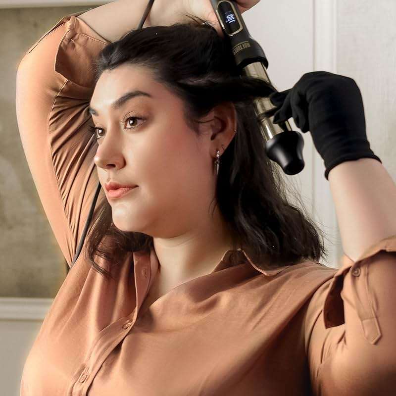 Hot Tools Pro Artist 24K Gold 2 in 1 Curling Wand, 1-1 ½” | Multiple Styles with One Tool - Image 3