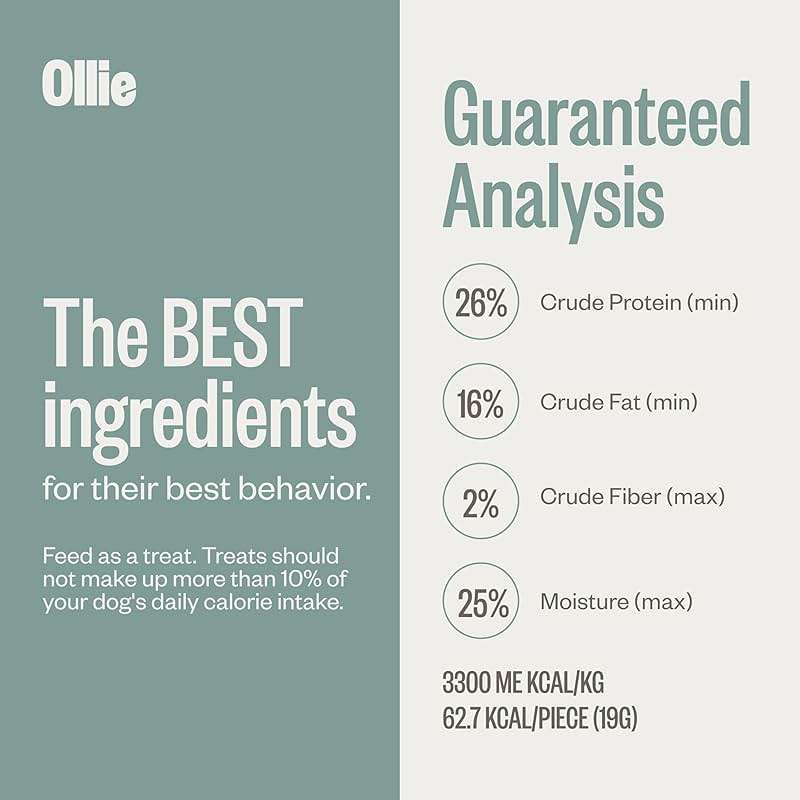 Ollie Chicken and Apple Jerky Dog Treats, 5 oz Pack of 1, All Natural, Healthy Snacks, Made with Real Meat, Human Grade, for Dogs - Image 5