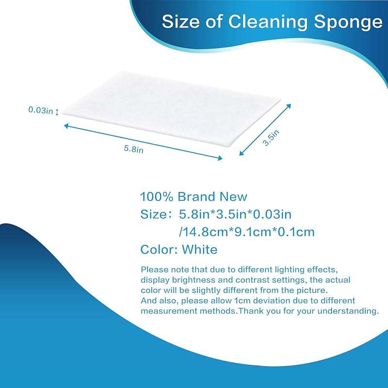 50 Pack Magic Sponge Eraser Sheets | Thin Nano Pads | Multi-Surface - Image 2