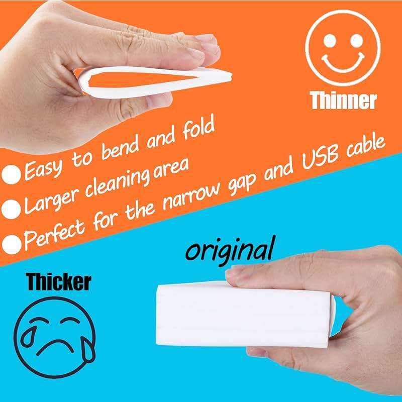50 Pack Magic Sponge Eraser Sheets | Thin Nano Pads | Multi-Surface - Image 3