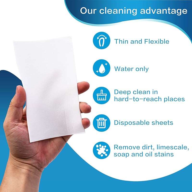 50 Pack Magic Sponge Eraser Sheets | Thin Nano Pads | Multi-Surface - Image 4