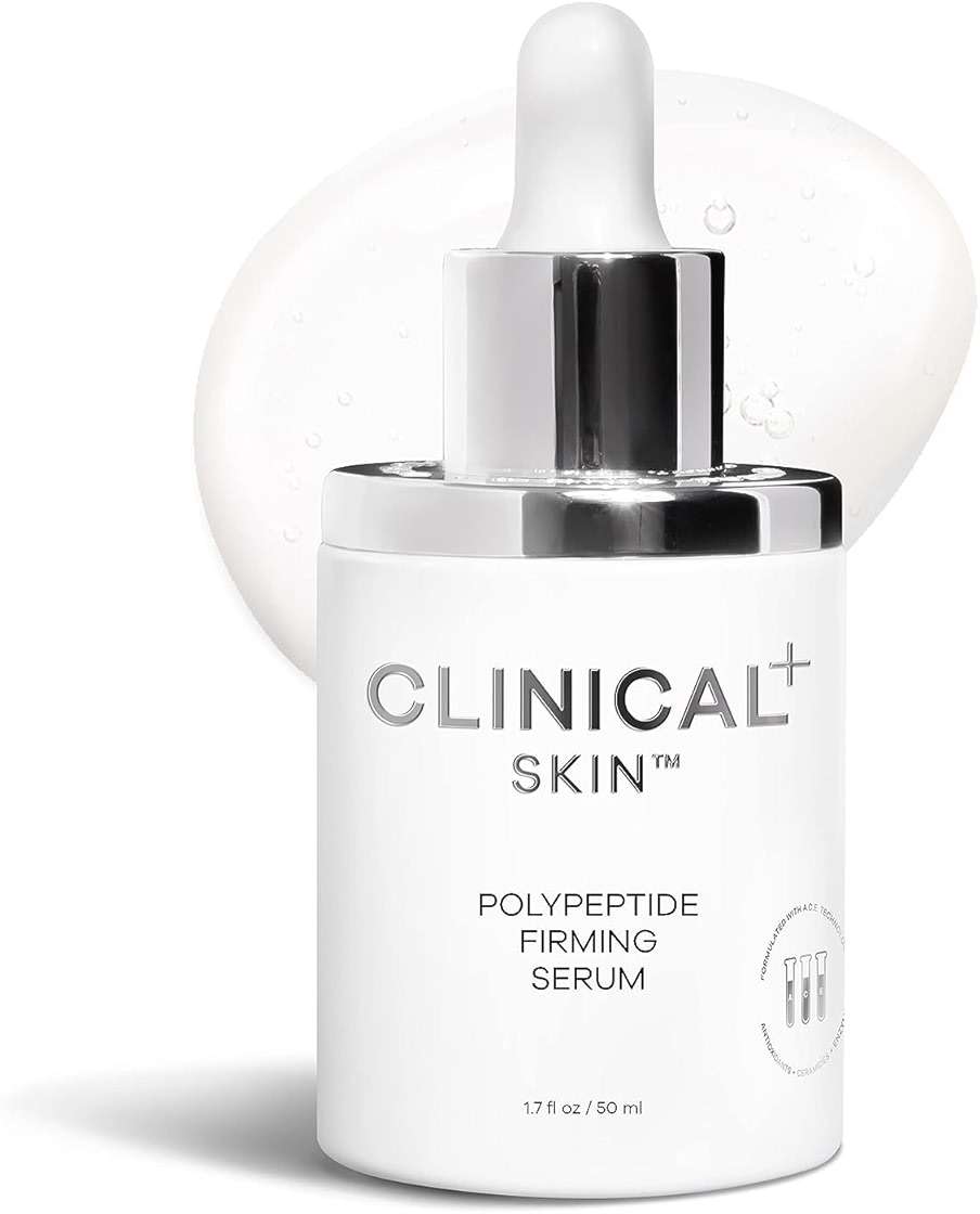 Clinical Skin Polypeptide Firming Serum, for Fine Lines and Wrinkles, Anti-Aging Serum, Antioxidants, Hyaluronic Acid, Night and Day, 1.7 Ounces - Image 1