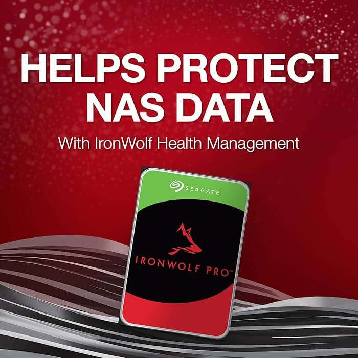 Seagate IronWolf, Pro 12TB, Enterprise Internal NAS HDD – CMR 3.5 Inch, SATA 6GB/s, 7,200 RPM, 256 MB Cache for RAID NAS - Frustration Free Packaging (ST12000NTZ01) - Image 5