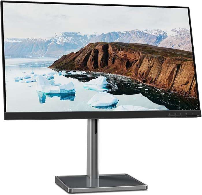 Lenovo L27m-30 Monitor - 27 Inch FHD - 75 Hz - AMD FreeSync - Low Blue Light Certified - Height, Swivel, Pivot, Tilt Stand - Integrated Speakers - HMDI & VGA & USB-C (75W), Grey - Image 1