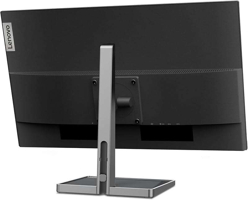 Lenovo L27m-30 Monitor - 27 Inch FHD - 75 Hz - AMD FreeSync - Low Blue Light Certified - Height, Swivel, Pivot, Tilt Stand - Integrated Speakers - HMDI & VGA & USB-C (75W), Grey - Image 7