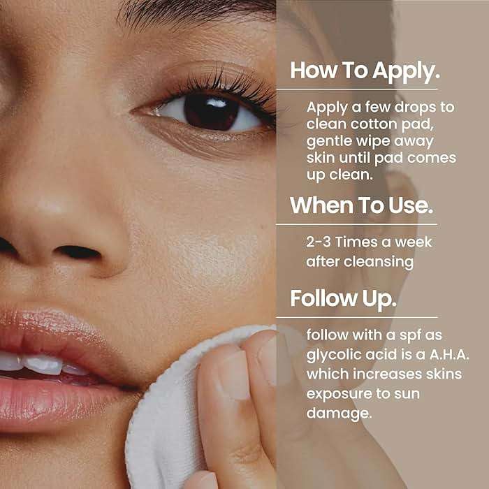 Natural Outcome Glycolic Acid Toner 5% for Face | Gentle Exfoliating Toner - with Aloe Vera & Quinoa Extract | Advance Anti-Aging Toning Solution Rejuvenates Skin & Minimizes Pore Appearance | 8 oz - Image 4