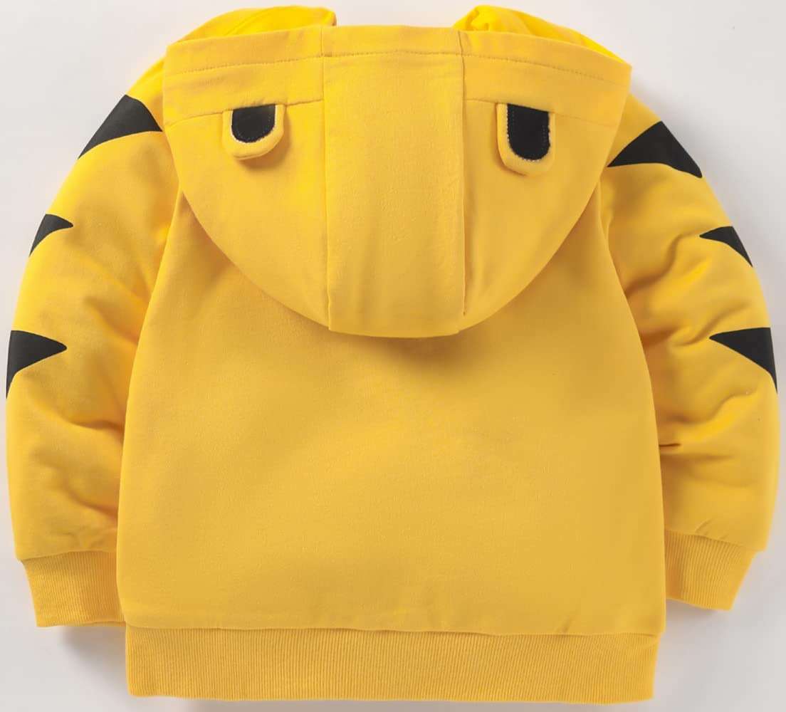 Akyzic Baby Boys Zip Up Hoodie Toddler Boys Jacket Cartoon Winter Long Sleeve Hooded Sweatshirt Tops Fall Coat Kids 2-7 Years - Image 2