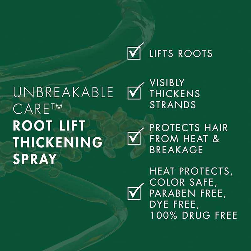 Nexxus Root Lift Thickening Spray Unbreakable Care with ProteinFusion Blend of Biotin, Keratin & Collagen Amino Acids, 6 oz - Image 8