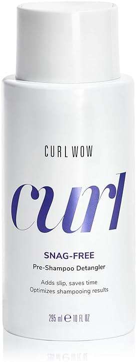 COLOR WOW Curl Wow Snag-Free Pre-Shampoo Detangler, Curl Detangler for Tangle-Free Washing and Reduced Breakage - Image 1
