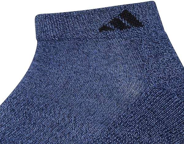 adidas Men's Athletic Cushioned Low Cut Ankle Socks (6 Pairs) Durable & Comfortable - Image 4