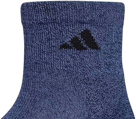 adidas Men's Athletic Cushioned 6-Pack Quarter - Image 3