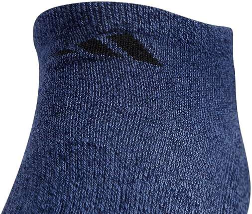 adidas Men's Athletic Cushioned No Show Socks (6 Pairs) Durable & Comfortable - Image 3