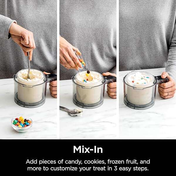 Ninja CREAMi Deluxe Ice Cream Maker | 11-in-1 Create Frozen Desserts, Sorbet, Milkshakes, Yogurt & More | Includes 2 Dishwasher Safe XL 24 Oz. Tubs with storage lids | Silver | NC501 - Image 12
