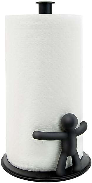 Umbra Buddy Countertop Paper Towel Holder, Black - Image 1