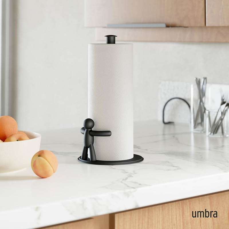 Umbra Buddy Countertop Paper Towel Holder, Black - Image 2